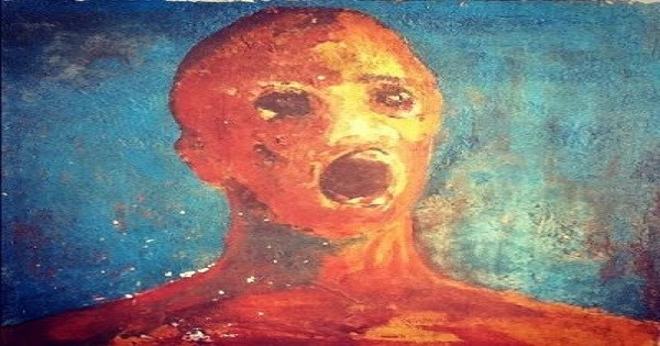 The Creepy Painting That Was Created With Blood post thumbnail image