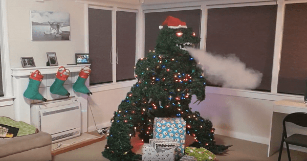 ‘TreeZilla’ The Godzilla Shaped Christmas Tree Is Up For Sale! post thumbnail image