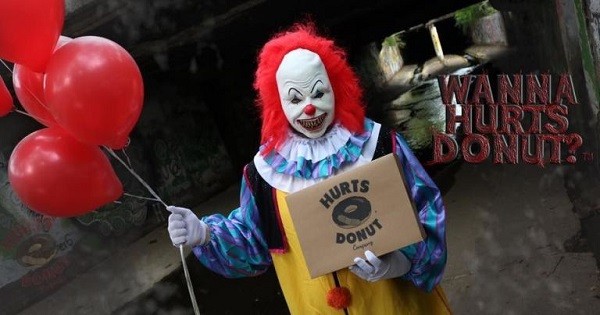 You Can Now Hire A Scary Clown To Deliver Donuts To Your Friends! post thumbnail image